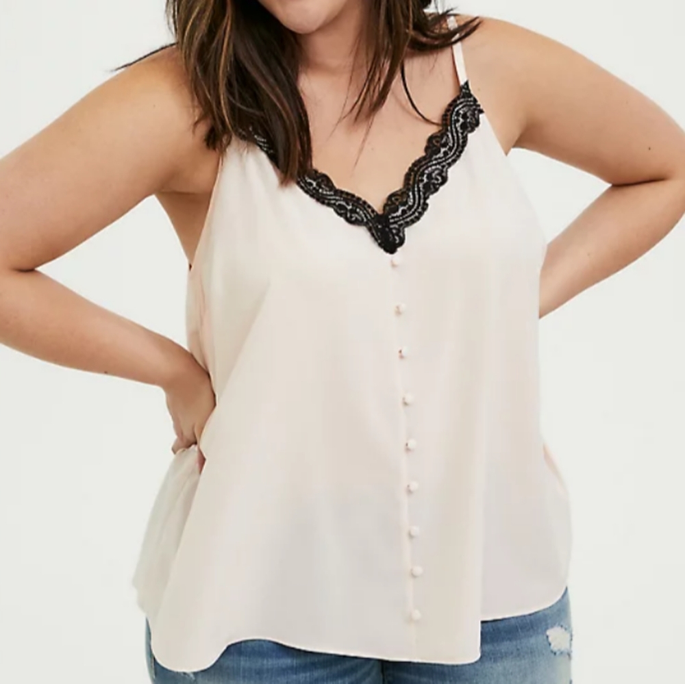Plus Size Peach Tank Top